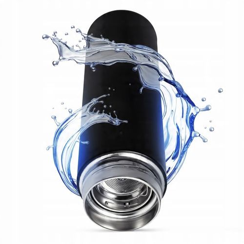 Kubek Termiczny Termos LED 500ml Duży | Butelka Na Kawę Herbatę Wyświetlacz na Arena.pl