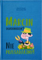 KALENDARZ A5 2026 DZIENNY terminarz z nadrukiem DLA OGRODNIKA + IMIĘ