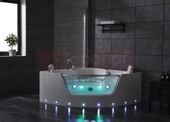 WANNA NAROŻNA Z HYDROMASAŻEM 140x140 NANO GLASS !! PODGRZEWACZ