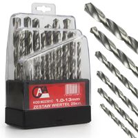 ZESTAW WIERTEŁ CATA 1.0-13.0mm 25PCS