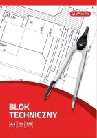Blok Techniczny A4 10 Kartek Białych
