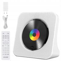 ODTWARZACZ CD PODWÓJNE GŁOŚNIKI STEREO HI-FI USB BLUETOOTH5.0 LED