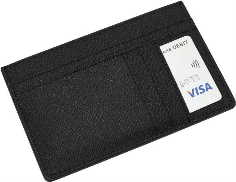 Etui na karty Stackers czarne zdjęcie 1