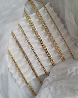 ZŁOTY PEŁNY ŁAŃCUSZEK DAMSKI BISMARK PR. 925 585 14K + GRAWER SZEROKI