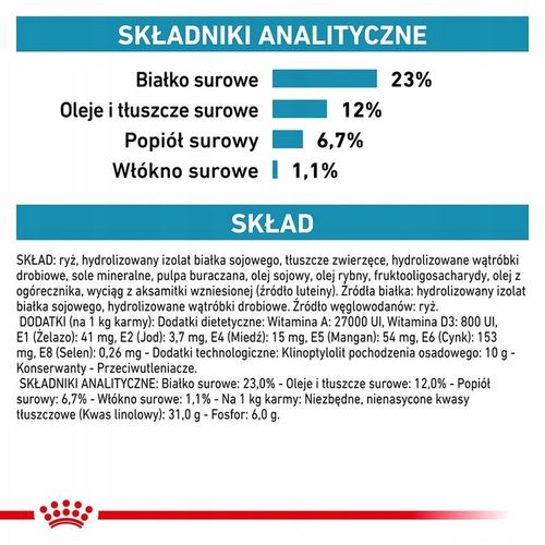 Royal Canin Veterinary Canine Hypoallergenic Moderate Calorie 14kg na Arena.pl