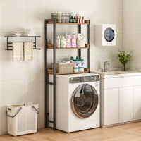 REGAŁ SZAFKA ŁAZIENKOWA NAD TOALETĘ PRALKĘ INDUSTRIALNY PÓŁKI 165 CM