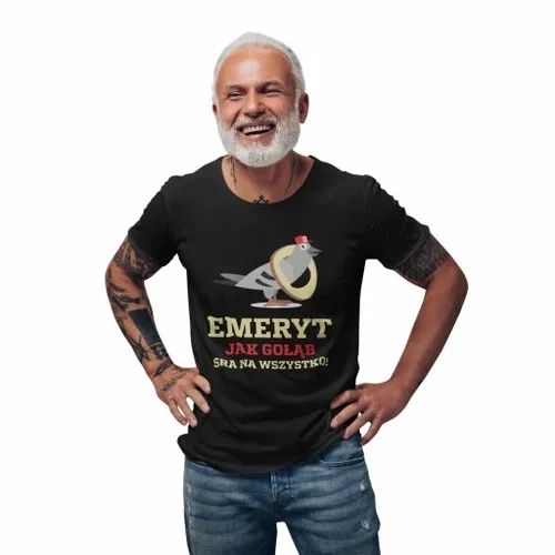 Prezent EMERYTA Emerytura KOSZULKA BĄDŹ JAK GOŁĄB na Arena.pl