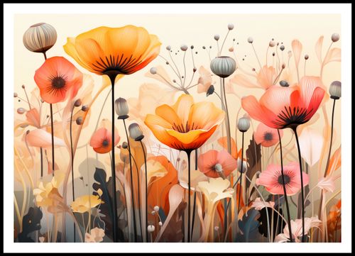 Plakat 100x70cm Taneczne Maki na Arena.pl