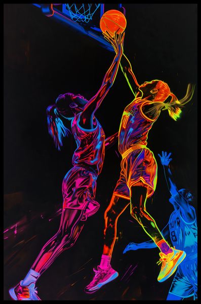 Plakat 53x81cm Mecz W Kosza zdjęcie 2