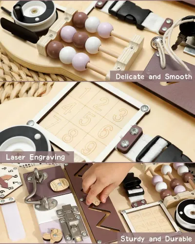 tablica manipulacyjna Miś - drewno na Arena.pl