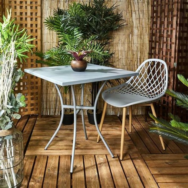 Krzesło Malaga szare ciemne zdjęcie 2