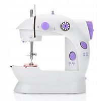 MASZYNA DO SZYCIA PRZENOŚNA MINI AKCESORIA + GRATISY PODŚWIETLANA 2 TRYBY