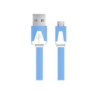 EB182B ESPERANZA KABEL MICRO USB 2.0 A-B M/M 1.8M PŁASKI NIEBIESKI