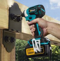 KLUCZ UDAROWY AKUMULATOROWY MOCNY 700NM BEZSZCZOTKOWY ZESTAW 2x AKUMULATOR