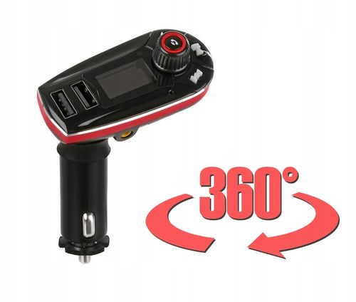 TRANSMITER BLUETOOTH FM SD 2xUSB ŁADOWARKA 2,1A na Arena.pl