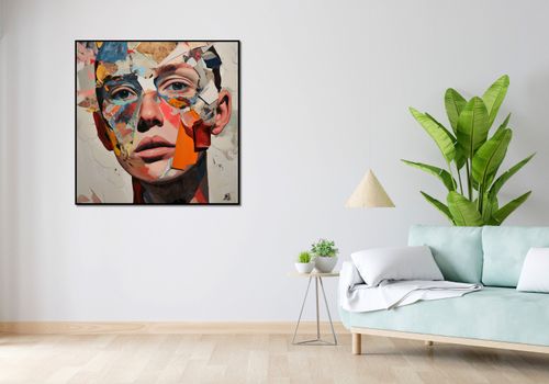 Plakat 100x100cm Podział Samego Siebie na Arena.pl
