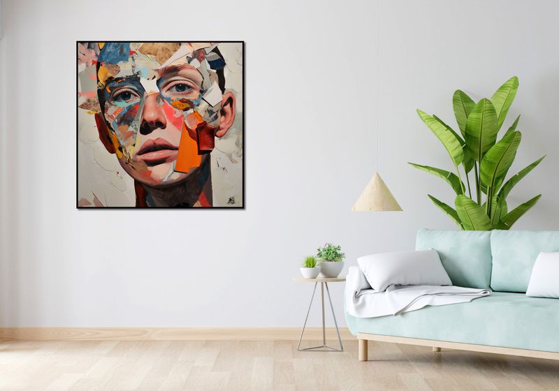 Plakat 100x100cm Podział Samego Siebie zdjęcie 4