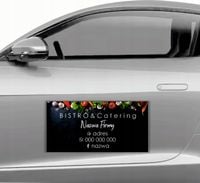 MAGNES na samochód reklamowy MATA MAGNETYCZNA 30x60 BISTRO CATERING