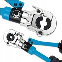 ZACISKARKA PRASKA RĘCZNA HYDRAULICZNA DO RUR 16-32MM 11 MATRYC ZESTAW