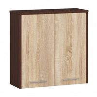 Szafka wisząca, witryna, ELION, 60x23x60, wenge, sonoma | TYLETEGOTU