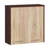 Szafka wisząca, witryna, ELION, 60x23x60, wenge, sonoma | TYLETEGOTU