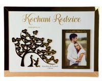 Złote Ślubne Podziękowanie dla Rodziców Mamy Taty Babci