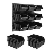 Tablica warsztatowa narzędziowa 386 x 390 mm ścianka garaż 9 kuwet