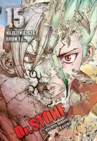 Manga o kamiennym świecie sile nauki i ratowaniu ludzkości Dr. Stone Tom 15