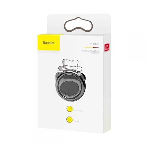 BASEUS MAGNETIC BEAR PHONE RING BLACK na Arena.pl