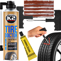 K2 TIRE DOCTOR 500ML W SPRAYU USZCZELNIACZ + ZESTAW NAPRAWCZY DO OPON KOŁA