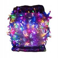 LAMPKI CHOINKOWE ZEWNĘTRZNE / WEWNĘTRZNE 188 LED 20m MULTIKOLOR WYTRZYMAŁE