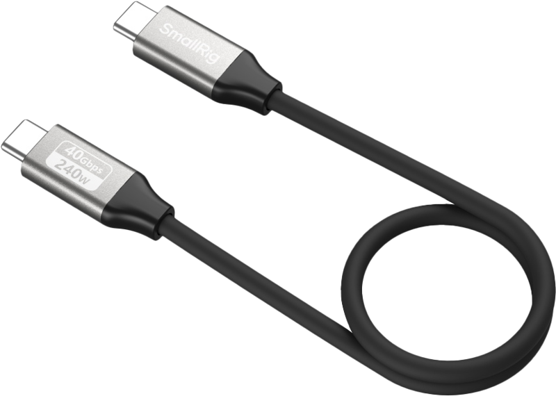 SmallRig 5073 - kabel USB-C do USB-C, 35cm, 40Gbps, 240W, 8K zdjęcie 1