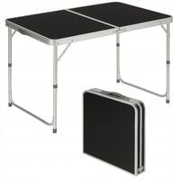 STÓŁ TURYSTYCZNY SKŁADANY WALIZKA KEMPINGOWY ALUMINIOWY STOLIK 120X60 MOCNY