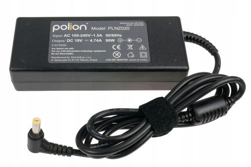 Ładowarka 90W do laptopa ACER 19V 4,74A wtyk 5,5x1,7mm na Arena.pl