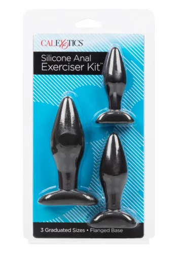 calexotics silicone anal exerciser kit - zestaw 3 anatomicznych na Arena.pl