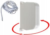 Sznurek linka biała 5mb do rolety zewnętrznej + zwijacz Aluprof
