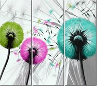 90CM 80 OBRAZ 3 ELEM KOLOROWE DMUCHAWCE ŚCIENNY