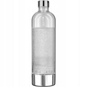 Butelka do saturatora ViO SodaBoom SB-179 - wielokrotnego użytku - srebrna