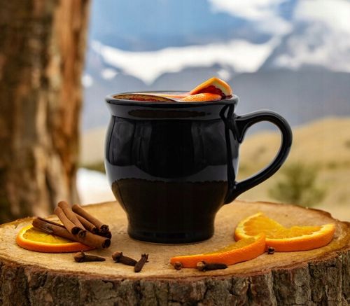 Komplet 2x KUBEK kamionkowy DO GRZAŃCA na grzane wino piwo zestaw do wina na Arena.pl