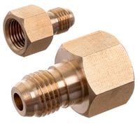 redukcja reduktora azot g 1/4" gz - 1/4" sae - mosiężna, klimatyzacja