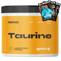 nowmax TAURYNA CZYSTA PURE TAURINE 300g AMINOKWAS SIŁA MASA REGENERACJA