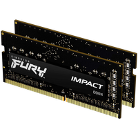 kingston 32gb 3200mt/s ddr4 cl20 sodimm (kit of 2) fury impact
