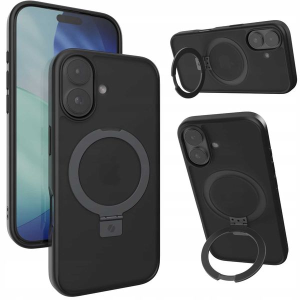 Spacecase Ring Pro Iphone 17 Black zdjęcie 1