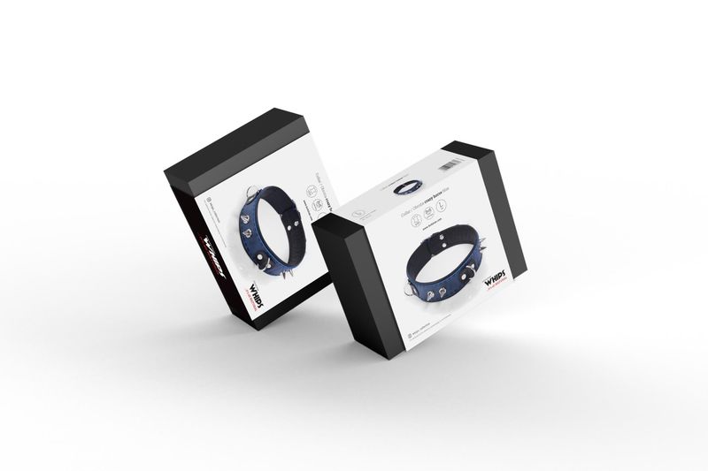 Obroża- Collar Crazy Horse Blue, Big zdjęcie 2