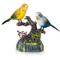 Mówiące papużki 2w1 interaktywny przybornik na biurko na baterie powtarzają