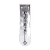 waterdrop silicone anal balls -m - 30mm - black