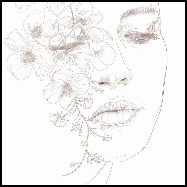 Plakat 100x100cm Kwitnąca Imersja zdjęcie 2