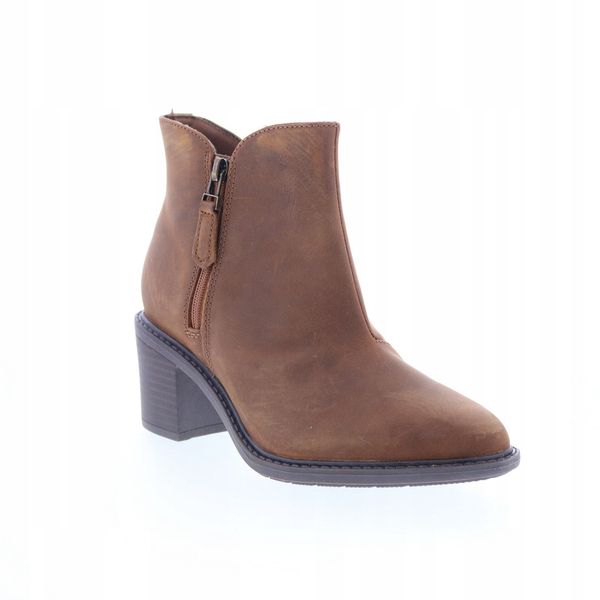 Clarks Botki Scene Zip 261637684 Brązowy R38 zdjęcie 6