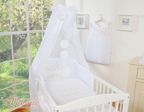 Baldachim z tiulu- Korony białe na Arena.pl