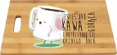 Deska bambusowa kolorowy nadruk WALENTYNKI prezent